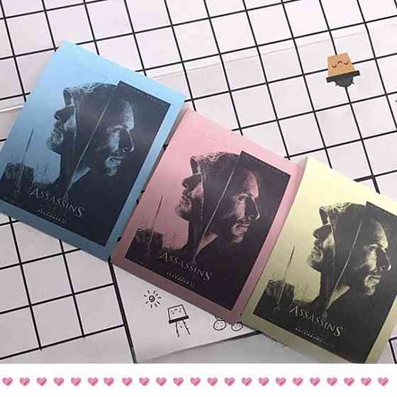 3 шт Папір для міні принтера кольоровий, 57х25мм / Набір паперу для термопринтера / Кольоровий термопапір Київ