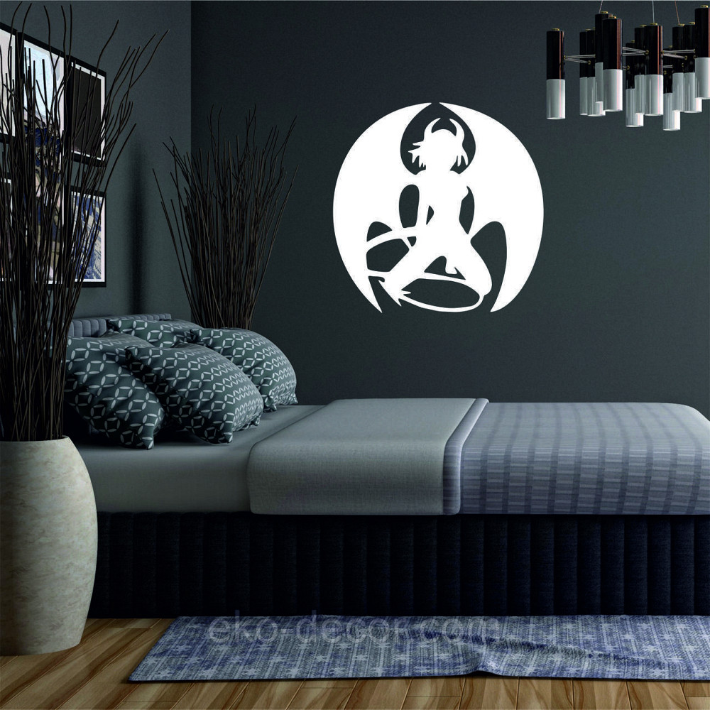 Декоративное настенное Панно «Дьяволица», Декор на стену 50*50 см, Белый Киев - изображение 7