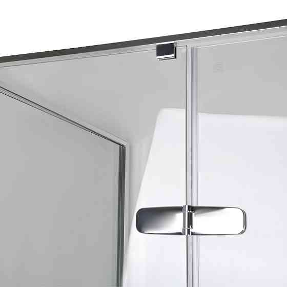 Душевая кабина квадратная без поддона от стены WDA N90TC BRAVO (2уп.) Киев