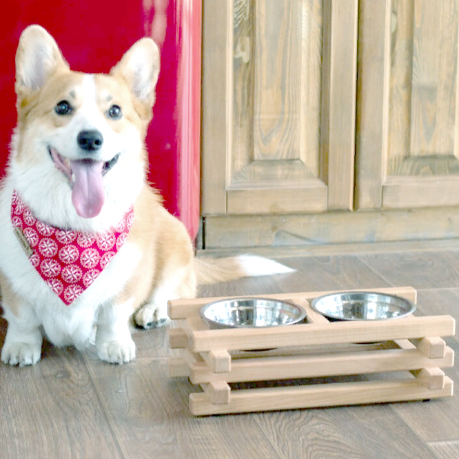 Подставка под миски для собак 