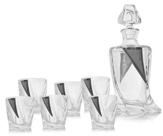 Набір для віскі Cardiff (графин + 2 склянки) Рівне