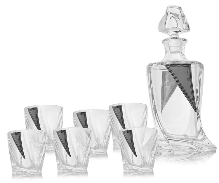 Набір для віскі Cardiff (графин + 2 склянки) Рівне - фото 1
