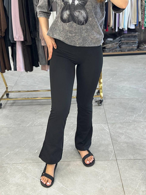 Женские утепленные лосины с высокой посадкой микро дайвинг Одесса - изображение 2