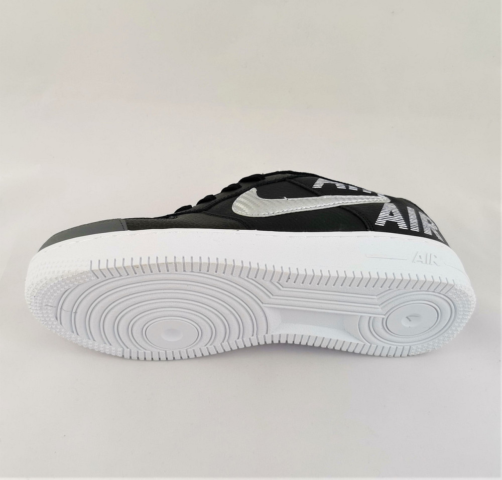 Кросівки Nike Чорні Чоловічі Найк Шкіряні Форси (розміри: 44,45) Відео Огляд Дніпро - фото 9