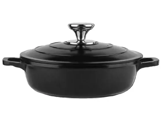 Сотейник антипригарное покрытие с металлической крышкой BN-358 (24*6,5 см) Коломия