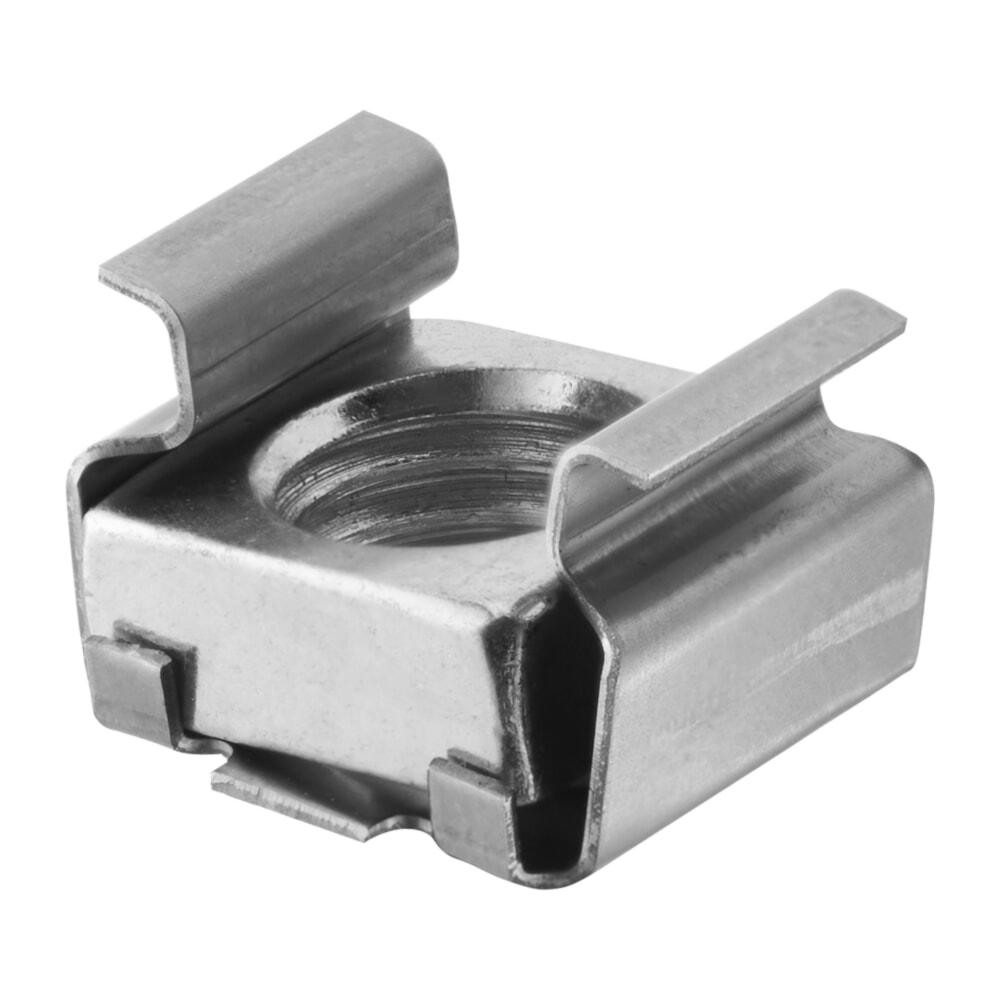 Гайки, шайби, накрутки, Гайка-вставка Сріблястий, Метал, Розміри (мм): T-16.6x16.6 H-12.1 M-10. Марка Київ - фото 1