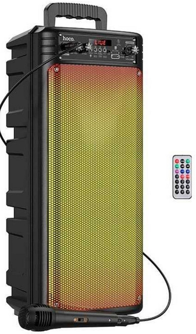 Акустика-караоке з дротовим мікрофоном HOCO bs52 TWS, BT5.0, 10Wx2, 3ч Харків - фото 8