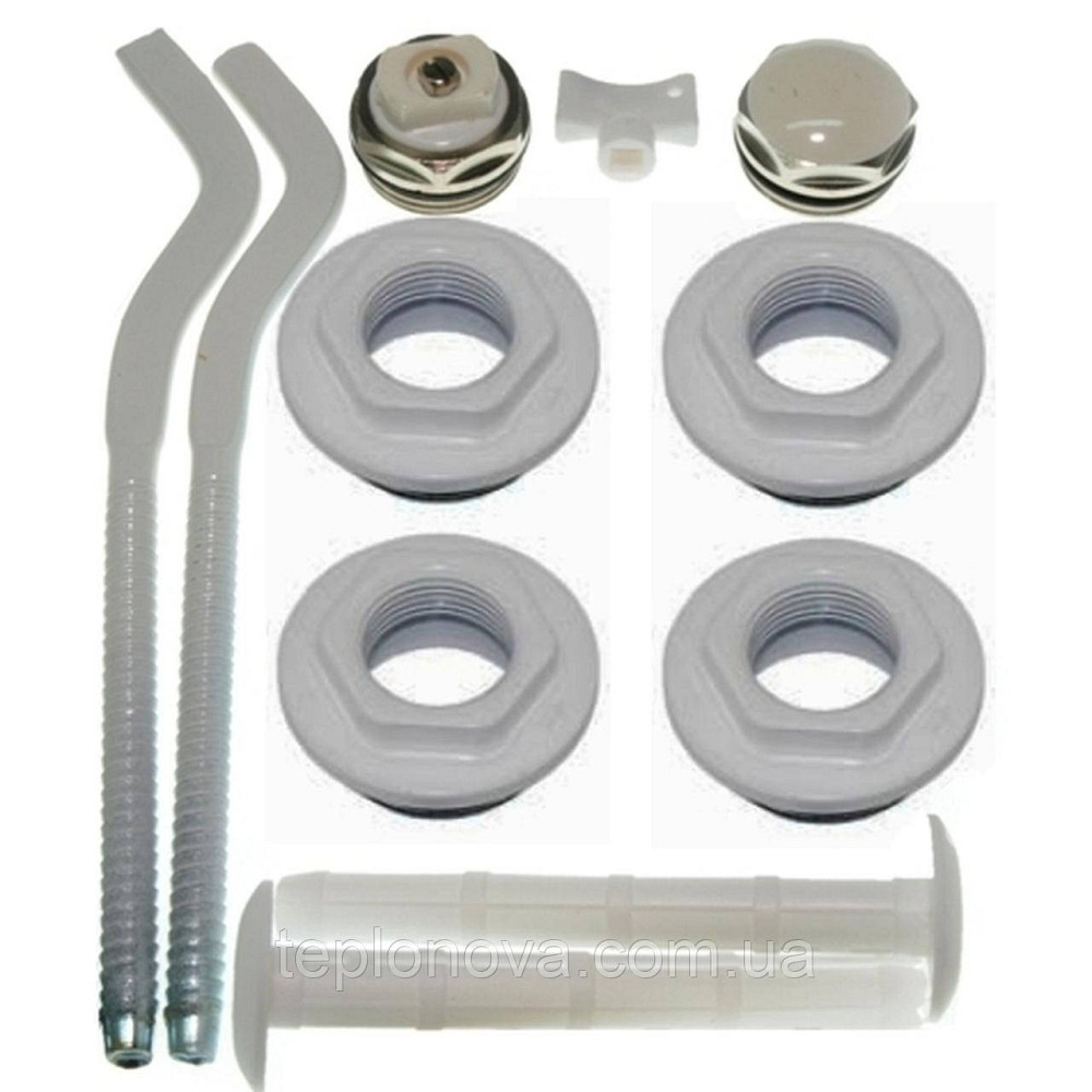 Комплект футорок секційного радіатора CRISTAL NR-2013 1/2| з 2-кронштейнами (HT 405) Чернівці - фото 1