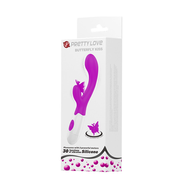 Вібратор - Pretty Love Butterfly Kiss Vibrator Purple Sex Aura Київ - фото 8