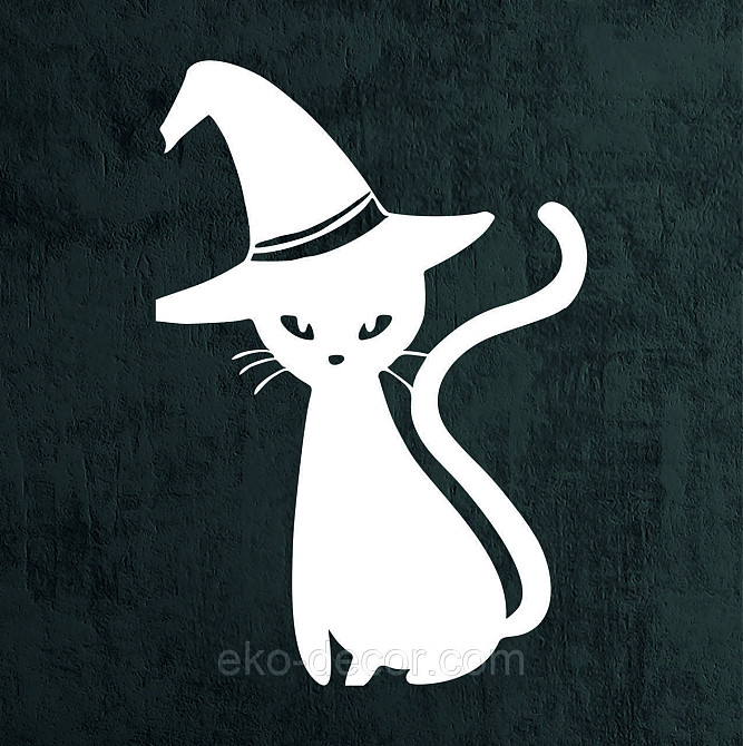 Декоративне настінне Панно «Кіт», Декор на стіну 90*62 см, Білий Київ - фото 6