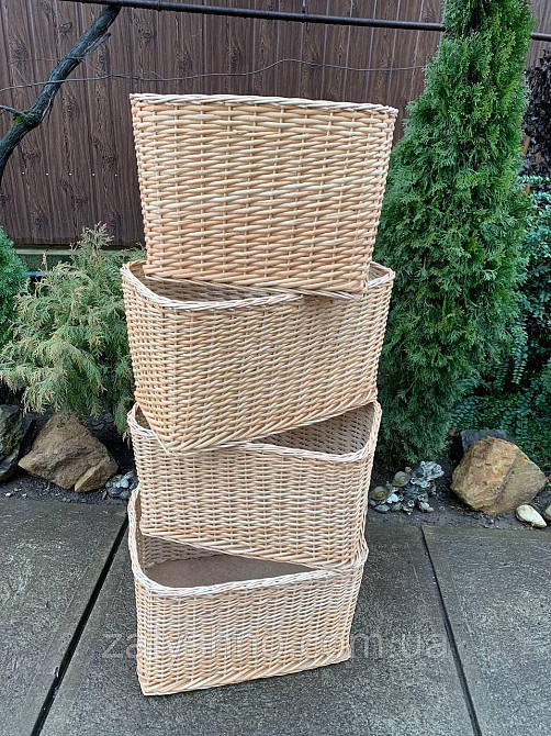 Плетеные корзинки без ручек разных размеров Киев - изображение 5