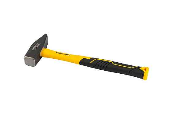 Молоток слюсарний MASTERTOOL 1000 г HRC 50 рукоятка фібергласова 320 мм 02-0910 Коломия