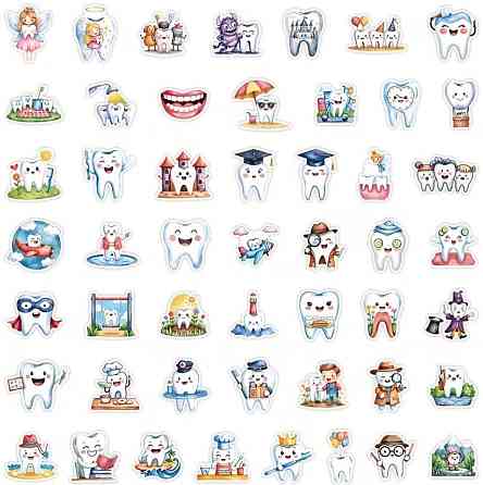 Набор стикеров зубчики – 50 шт, милые наклейки для декора Киев