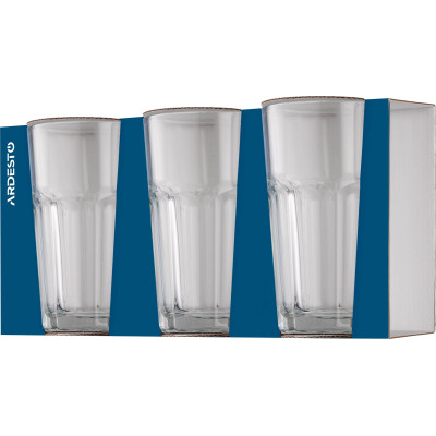 Набор стаканов Ardesto Salerno 300 мл 3 шт (AR2630LS) Винница - изображение 2