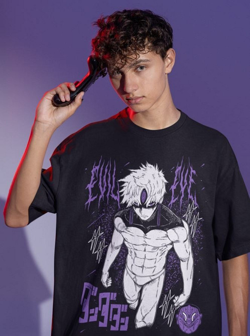 Футболка аниме Евил Ейе Аниме Хоррор оверсайз (S/M/L) Черний AnimeJ1011 Днепр - изображение 5