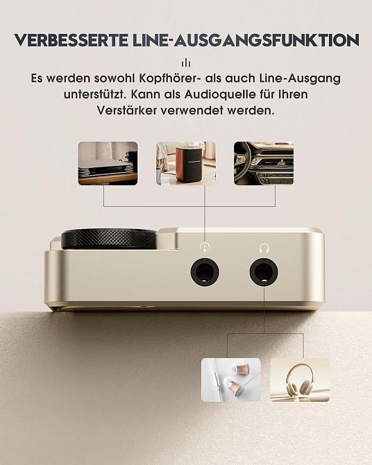 Плеєр MECHEN M30 золотий Hi-Res DSD128 FLAC DAC Lossless портативний 2" дисплей 64 ГБ microSD до 256 ГБ цифровий mp3 аудіоплеєр Київ - фото 2