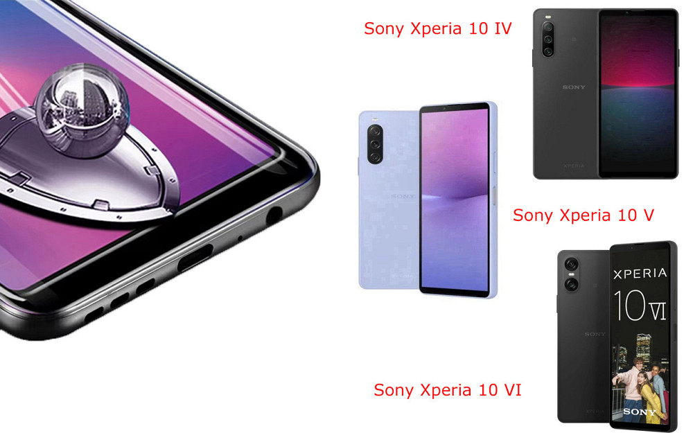 Захисне скло DefenzoGlass для Sony Xperia 10 IV, Xperia 10 V, Xperia 10 VI – подвійна міцність Київ - фото 1