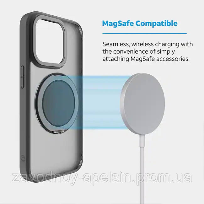 Iphone 16 Pro Max Матовый чехол Откидной магнит (TPU+PC) Одесса - изображение 3