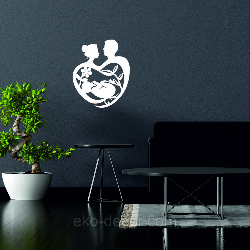 Декоративное настенное Панно «Маленькое счастье» Декор на стену 70*58 см, Белый Киев - изображение 2