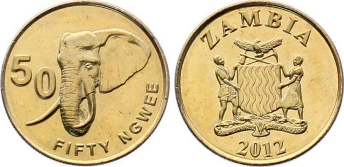 Zambia Замбия 50 Ngwee 2012 UNC Полтава - изображение 1
