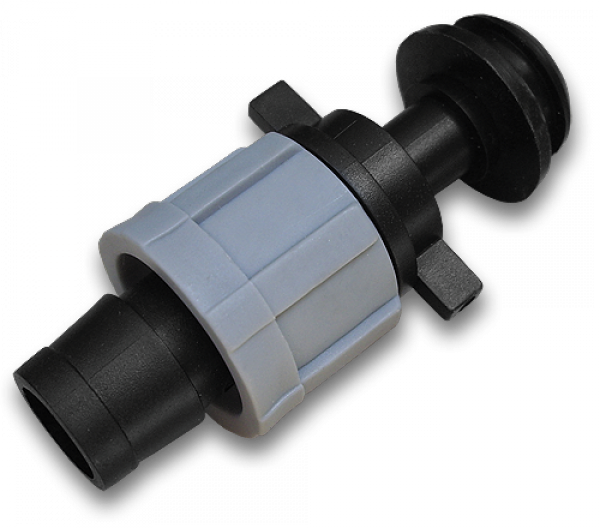 Старт-конектор крапельна стрічка / з'єднувач з прокладкою для трубки, DSTA07-07L Київ - фото 1