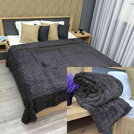 Плед-покривало 200х230 см (+-5см) Графітовий (87-238) Київ