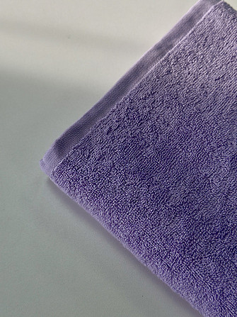 Полотенце махровое Ideal Textile 50х90 см однотонное 400 г/м2 (56860342) Ліловий Черновцы - изображение 5
