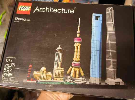 Полный Lego Architecture 21039 Skylines Shanghai Шанхай Архитектура. Киев