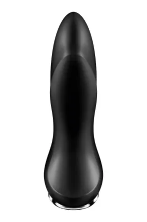 Анальна смарт-вібропробка із перлинним масажем Satisfyer Rotator Plug 1+ Black Львів
