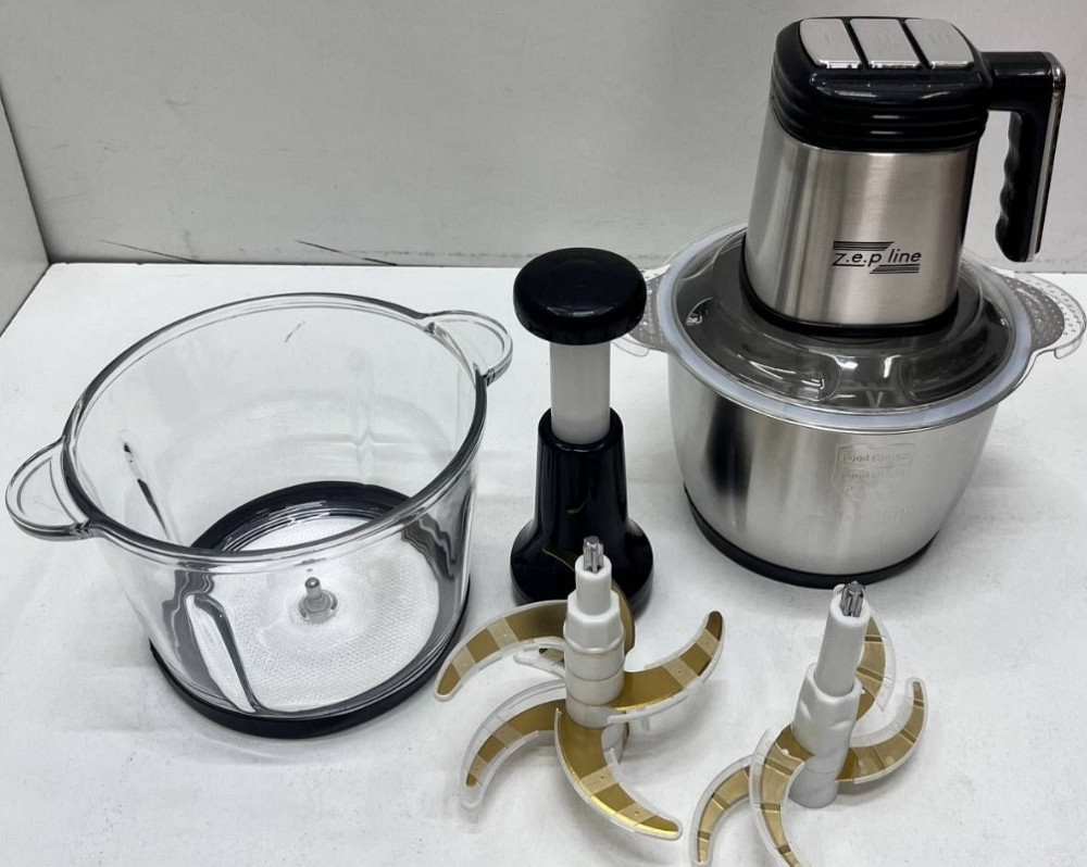 ПОТУЖНИЙ! Кухонний комбайн 3000 Вт, подрібнювач, м'ясорубка, блендер. Київ - фото 6