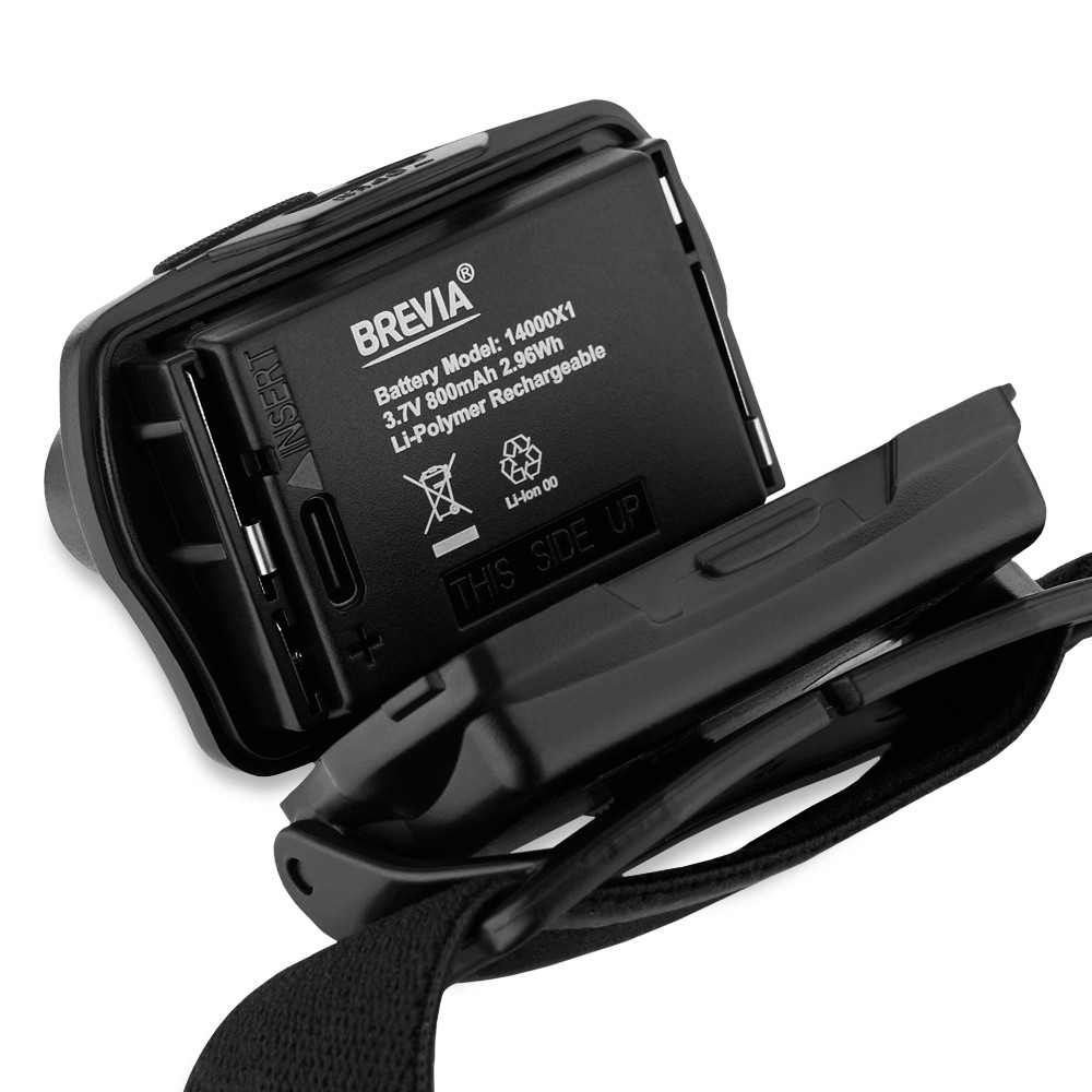 Ліхтар налобний Brevia 700Lm, Focus Control, 800mAh/3xAAA, IP64 білий/теплий білий Львів - фото 5