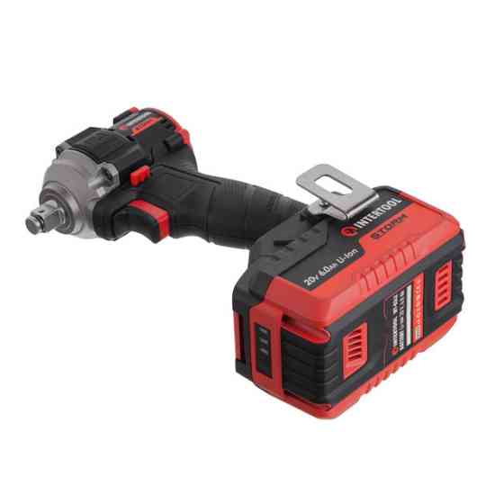 Гайковерт акумуляторний INTERTOOL WT-9363, 20 В, 350 Nm, COMPACT, 2500 об/хв, 3250 уд/хв, 1/2", без ЗП та АКБ - для автомайстерні Львів