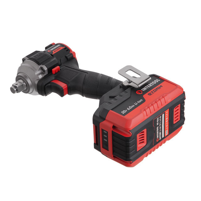 Гайковерт акумуляторний INTERTOOL WT-9363, 20 В, 350 Nm, COMPACT, 2500 об/хв, 3250 уд/хв, 1/2", без ЗП та АКБ - для автомайстерні Львів - фото 2