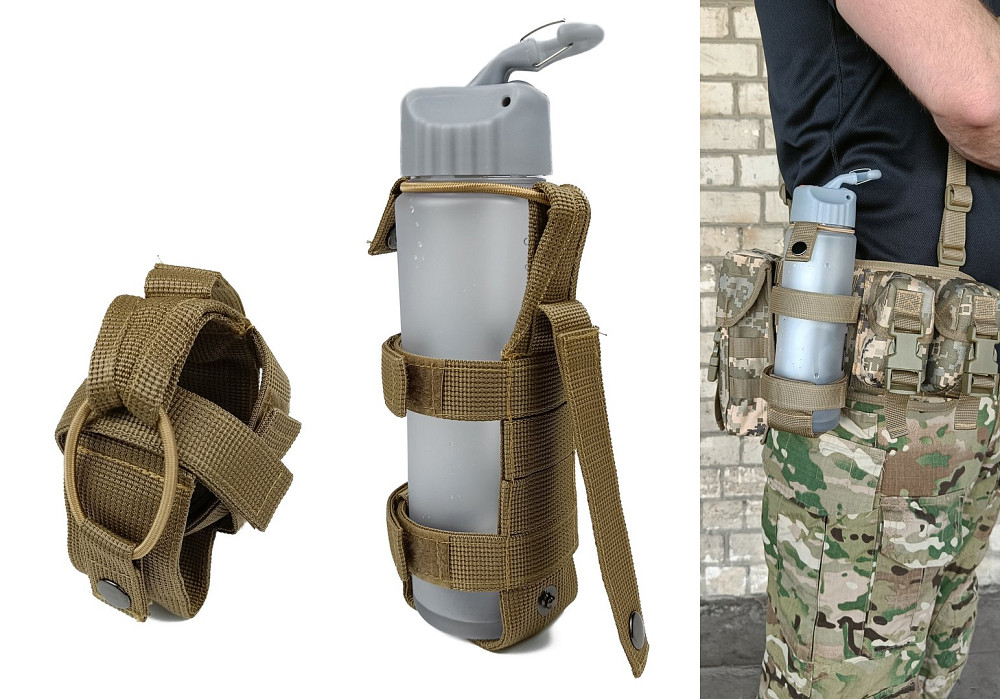 EasyFit Підсумок під пляшку койот (MOLLE, підсумок на розгрузку, жилет, РПС) Коломыя - изображение 1
