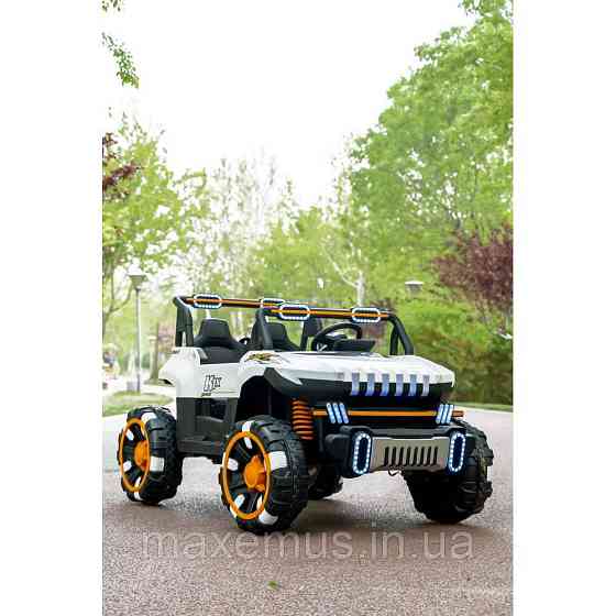 Электромобиль детский на аккумуляторе SP-8688 Электрический автомобиль для детей на пульте управлении белый Мостиска