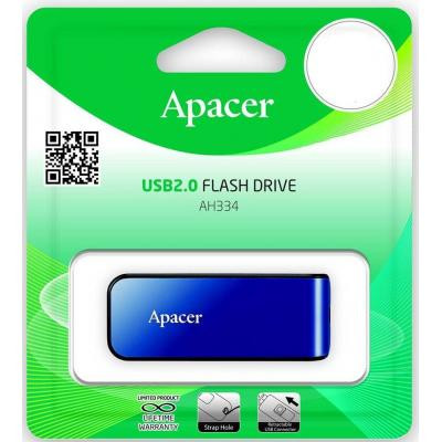 USB флеш накопитель Apacer 32GB AH334 blue USB 2.0 (AP32GAH334U-1) Винница - изображение 6