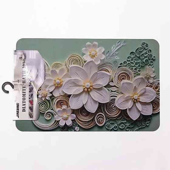 Jiamat Антиковзний 3D-килимок з м'якого діатоміту 38×58 (см) вологопоглинальний HP-42-62 Коломыя