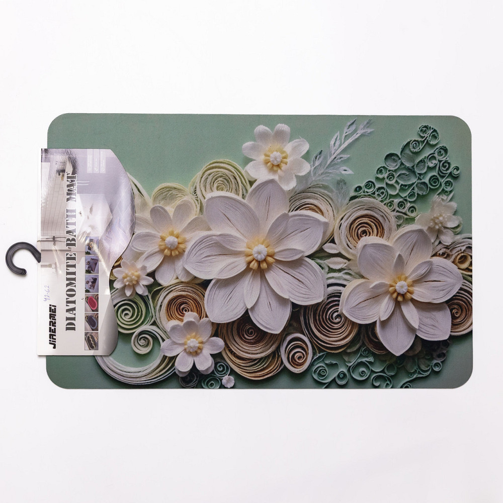 Jiamat Антиковзний 3D-килимок з м'якого діатоміту 38×58 (см) вологопоглинальний HP-42-62 Коломыя - изображение 5