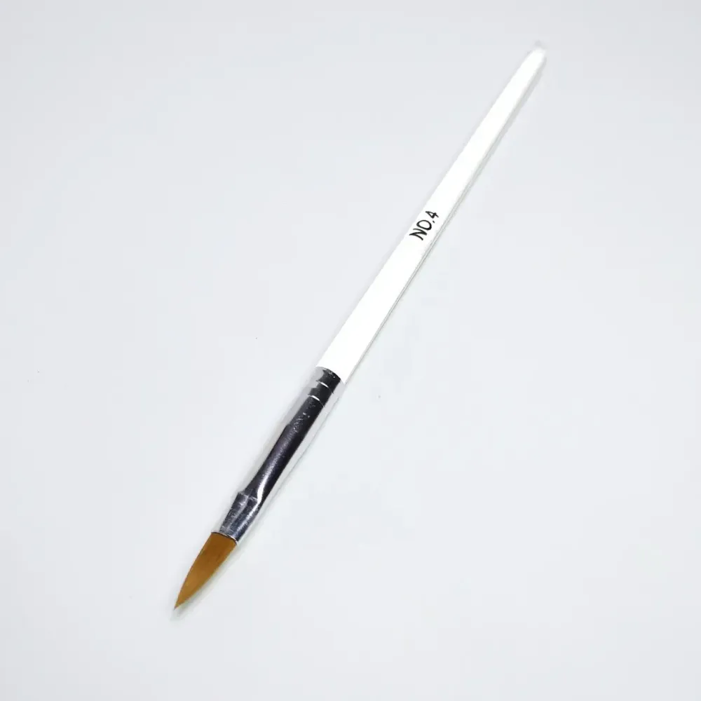 Пензель для акрила с прозр. ручкой №4 Київ - фото 2