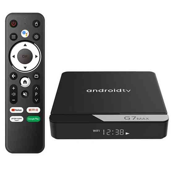 Смарт ТВ приставка G7 Max 4/64 Гб Android TV 11 Smart Box Андроїд ТВ бокс Київ