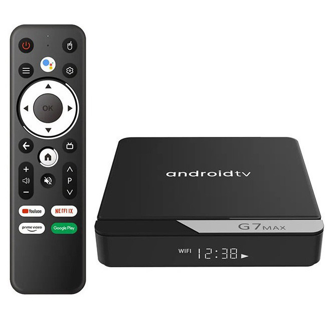 Смарт ТВ приставка G7 Max 4/64 Гб Android TV 11 Smart Box Андроїд ТВ бокс Київ - фото 1