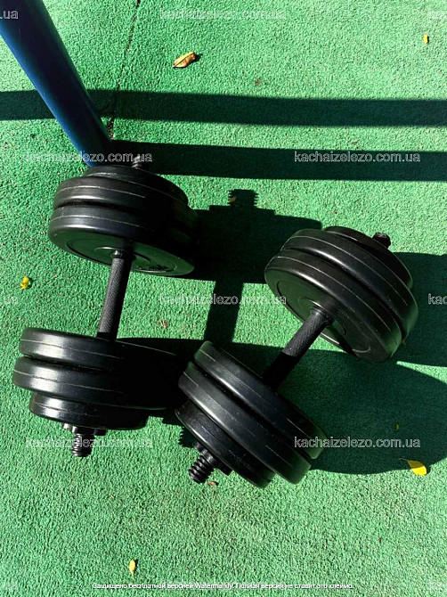 Гантелі набірні 2 по 13 кг з ABS покриттям Гантелі, гирі, штанги та диски бітумні Київ - фото 3