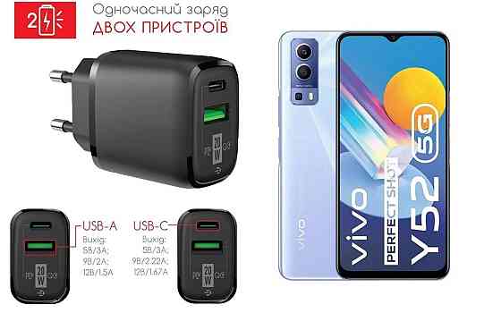 Сетевое зарядное устройство для Nokia XR20, 20W 3A, Quick Charge 3.0 Киев