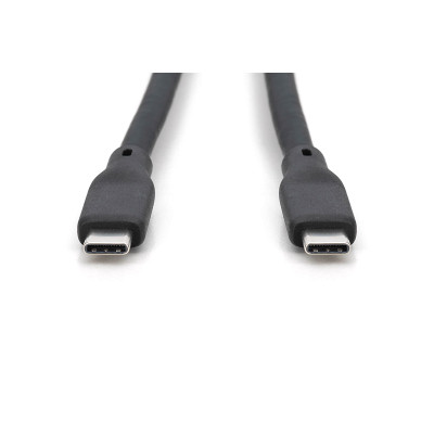 Дата кабель USB-C to USB-C 1.0m USB 3.2 Gen2 10G 100W 4K silicone black Digitus (AK-300342-010-S) Вінниця - фото 9