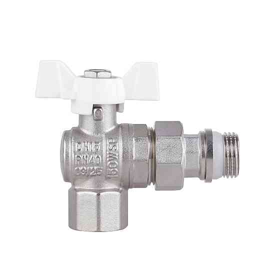 Кран кульовий "Американка" Thermo Alliance Forte 1/2" з антипротіканням кутовий SF223W15 Київ