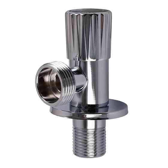 !Кран кутовий кераміка SOLOMON EXCLUSIVE 1/2″X3/4″ 989 CHROM ( 1шт.) Луцк