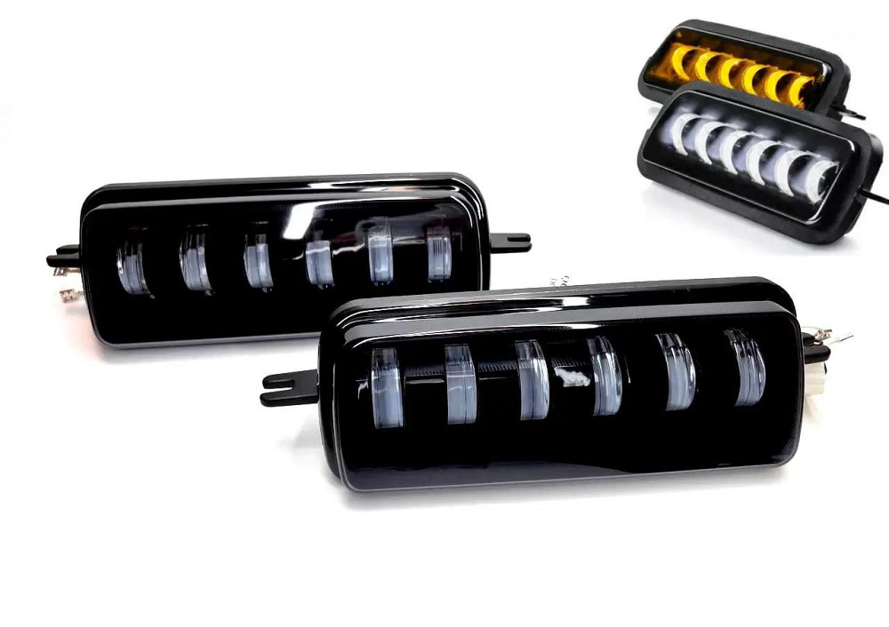 Світлодіодні підфарники AllLight HP-060 Нива DRL+поворот Харків - фото 1
