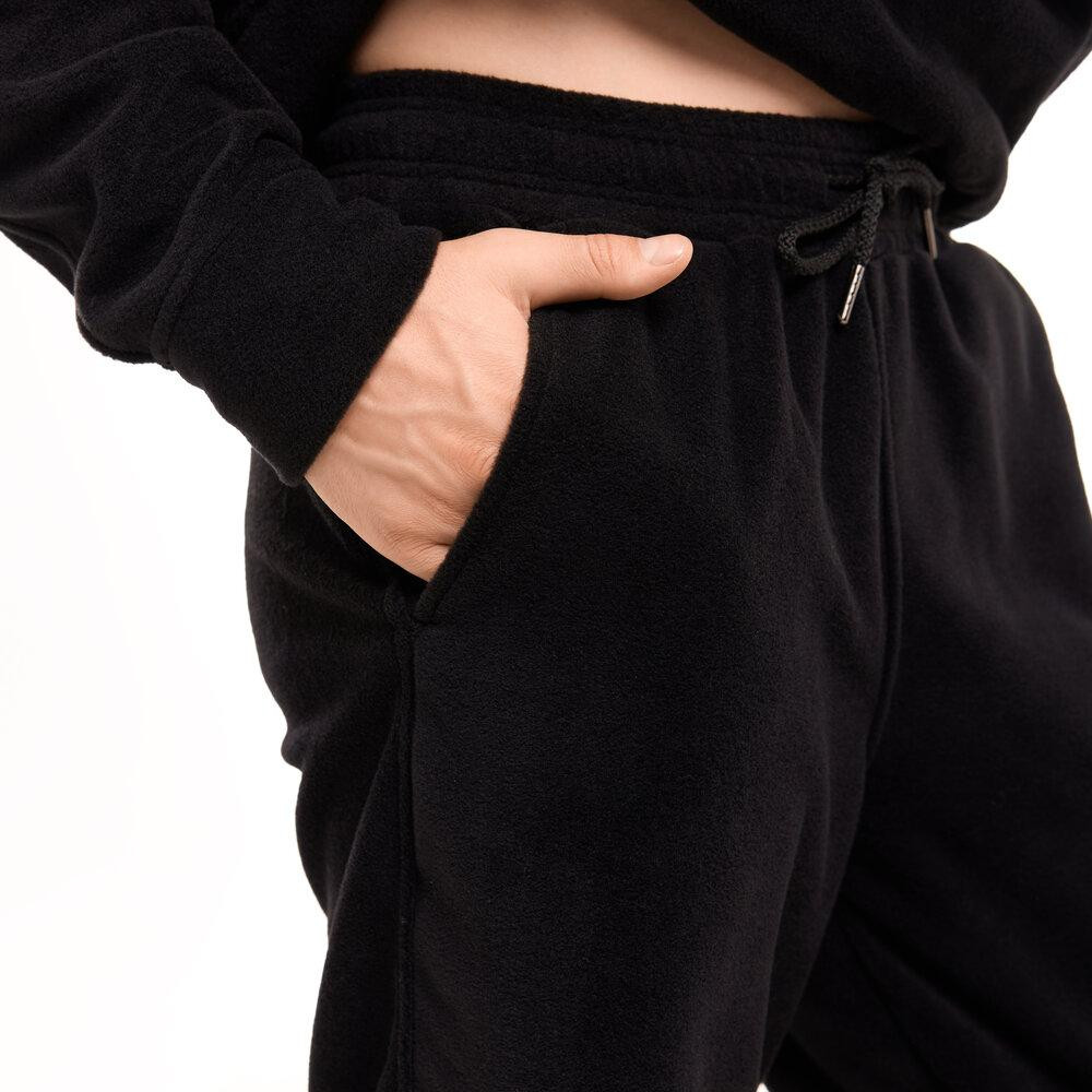 Флисовый зимний мужской костюм Pobedov Mariot. Черный мужской флисовый костюм Киев - изображение 4