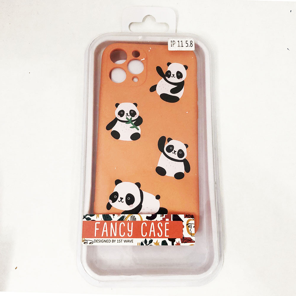 Чохол для Apple Iphone 11 Pro панда .Колір: персиковий RA-53 Івано-Франківськ - фото 1