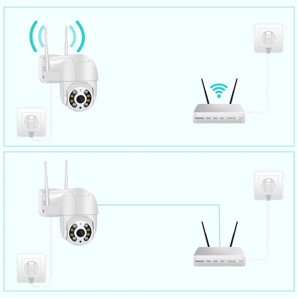 Камера спостереження Wifi IP Smart Camera 270° 1080P 4X AC Prof 4251 Київ - фото 2